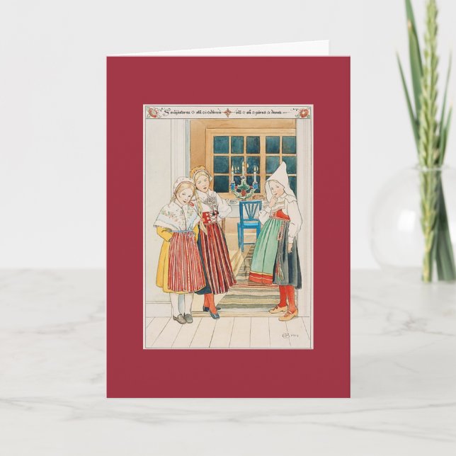 Carte de voeux - Noël suédois (Devant)