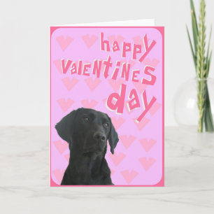 Carte de voeux noire de heureuse Sainte-Valentin