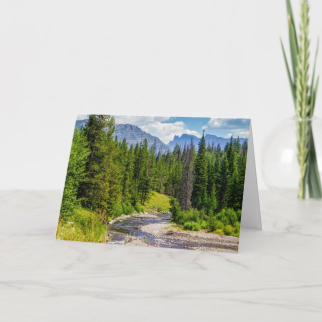 Carte de voeux North Fork Shoshone River (Devant)