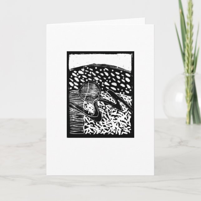 carte de voeux/note en blanc (Devant)