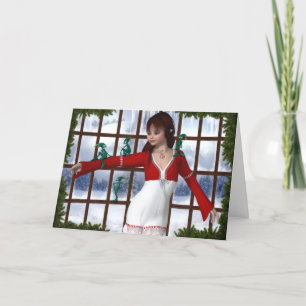 Carte de voeux/note père Noël Helpers