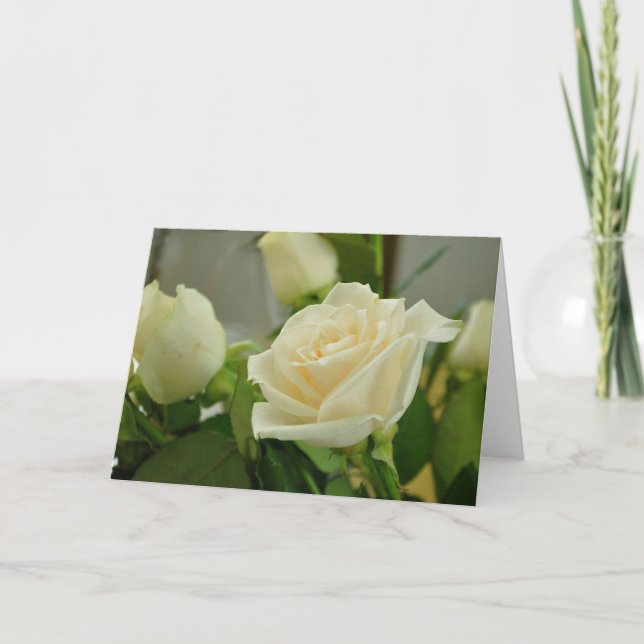 Carte de vœux/Note rose (Devant)