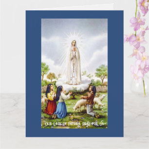 Carte de voeux Notre-Dame de Fatima