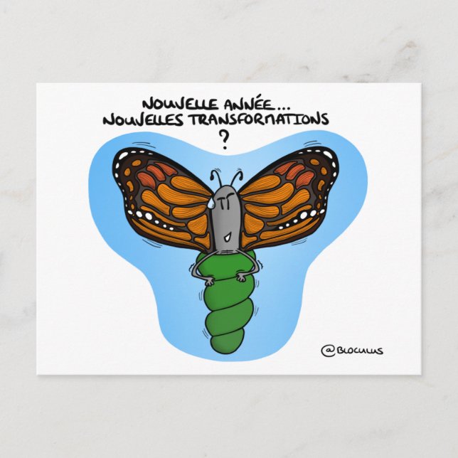 Carte de voeux "Nouvelle transformation" (Devant)
