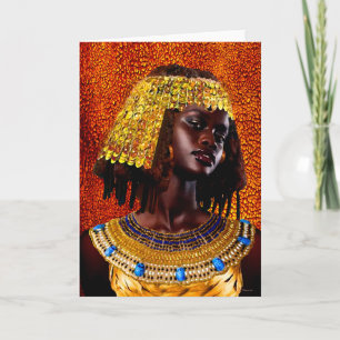 Carte de vœux Nubian Queen