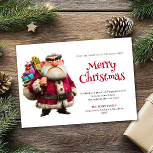 Carte de vœux numérique personnalisée de Noël avec