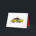 Carte de voeux NYC Taxi Noël 5" x 7"<br><div class="desc">Déchirer dans les rues de New York nous souhaite à tous un Joyeux Noël et des Joyeuses Fêtes !</div>