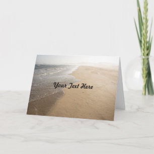 Carte de voeux Ocean and Beach