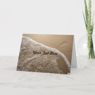 Carte de voeux Ocean and Beach