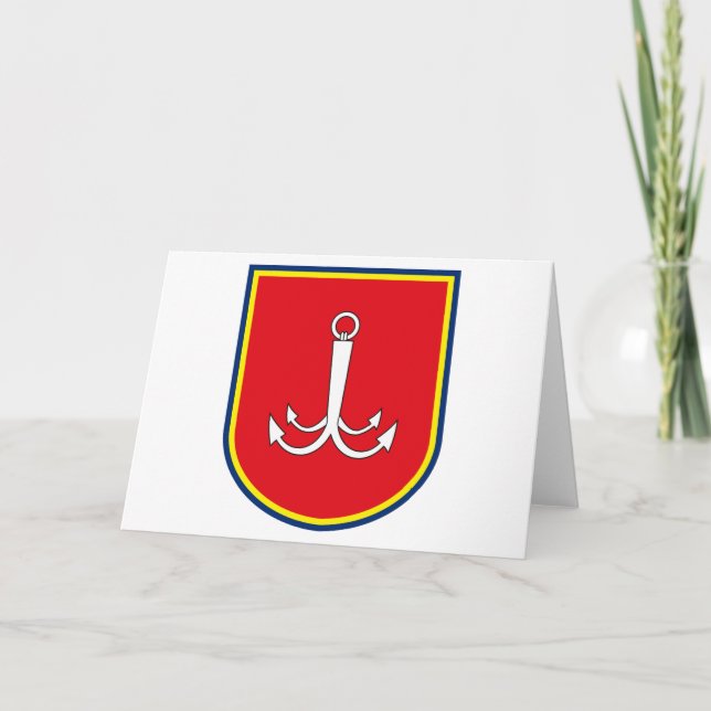 Carte de voeux Odessa Coat of Arms (Devant)