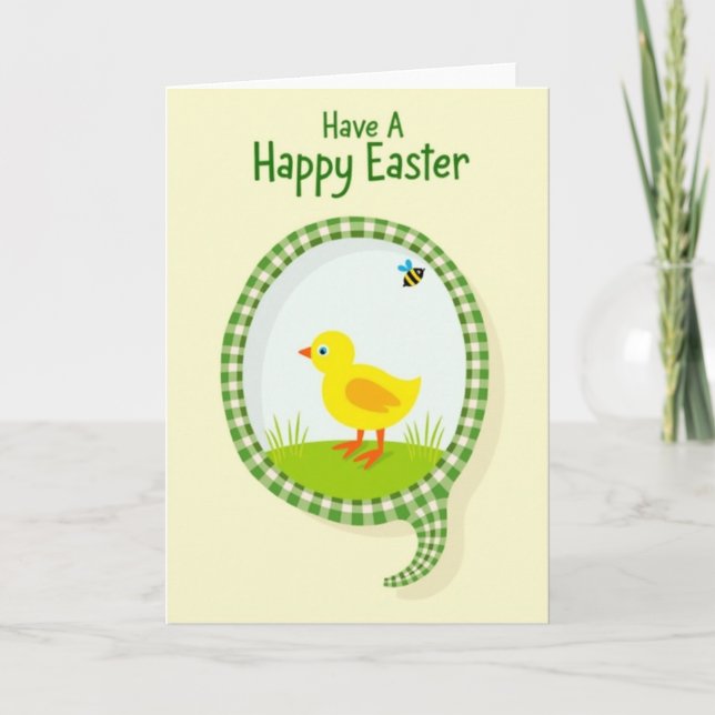 Carte de vœux oiseau de printemps (Devant)