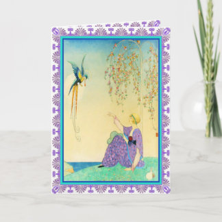 Carte de voeux Oiseau du Paradis