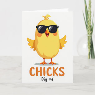 Carte de vœux oiseau jaune Cool