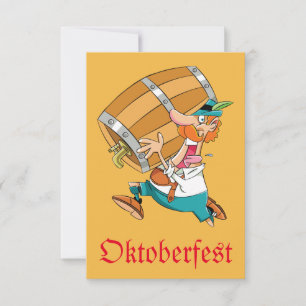 Carte de voeux Oktoberfest Keg