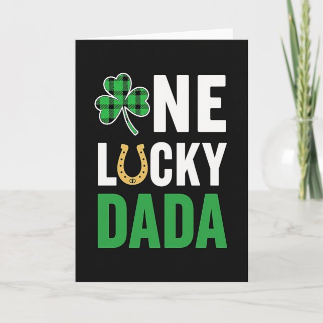 Carte de vœux One Lucky Dada (Devant)