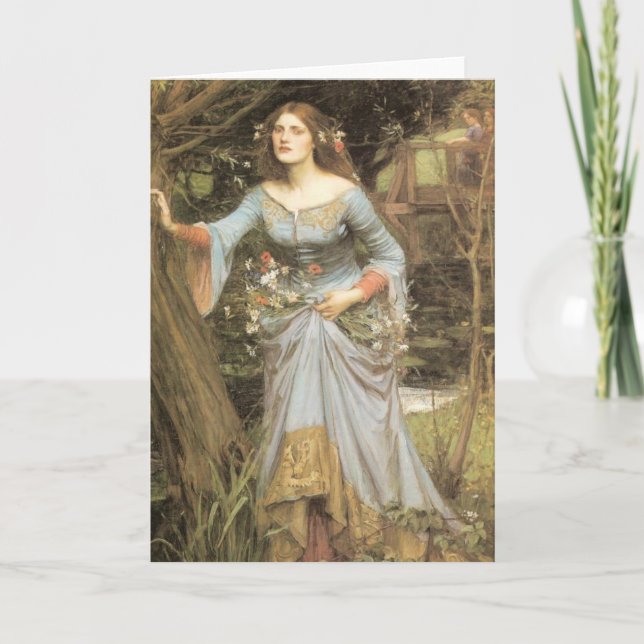 Carte de voeux Ophelia (Devant)