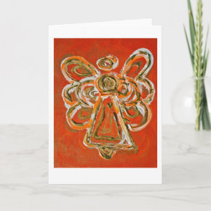 Carte de voeux Orange Angel