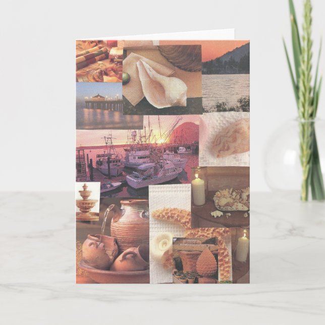 Carte de voeux orientée côtière (Devant)