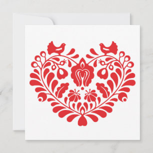 Carte de voeux Ornament Traditionnel