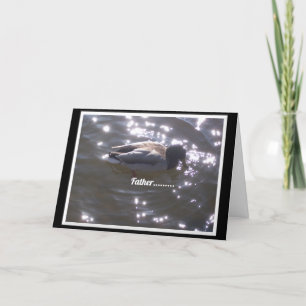 Carte de voeux ou de note de fête des pères