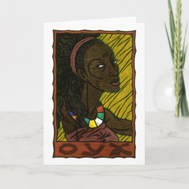 Carte de voeux Oya (Devant)