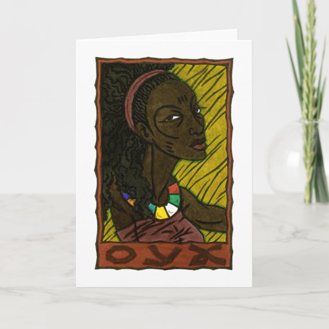 Carte de voeux Oya (Devant)