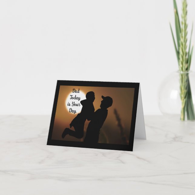 Carte de voeux papa et Fête des pères enfant (Devant)