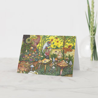 Carte de voeux Papillon Garden