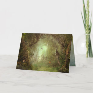 carte de voeux papillon grove