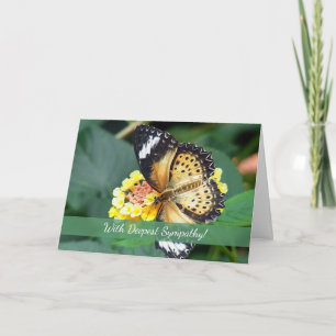 Carte de voeux Papillon personnalisé