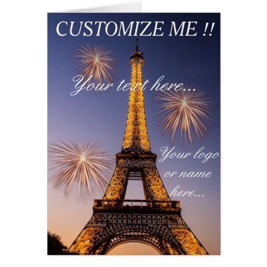 Carte de vœux Paris - Tour Eiffel #2
