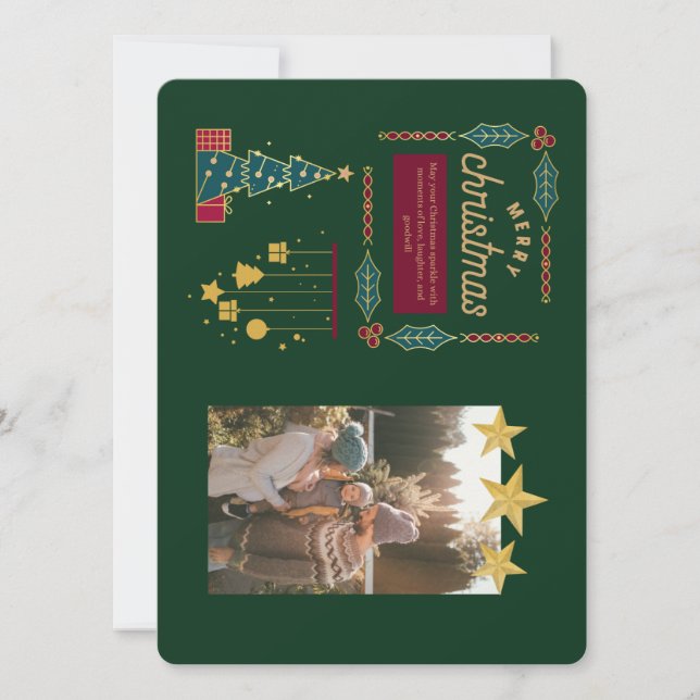 Carte de voeux parkling Christmas Family (Devant)