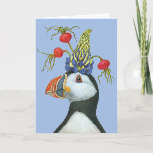 Carte de voeux Party Puffin