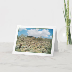 Carte de voeux pastorale Cactus