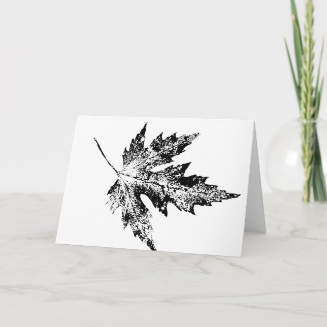 Carte de voeux pays "Big Maple in Black" (Devant)