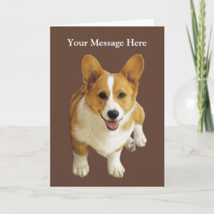 Carte de voeux Pembroke Welsh Corgi