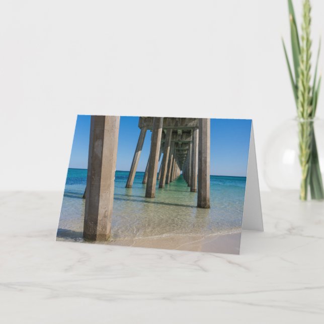 Carte de voeux Pensacola Beach Pier (Devant)