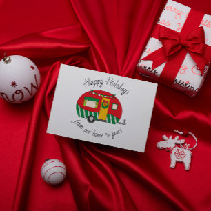 Carte de voeux personnalisable de la remorque de N