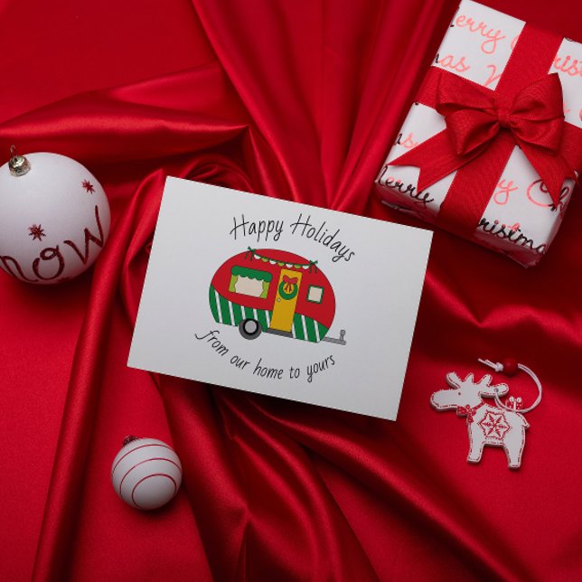 Carte de voeux personnalisable de la remorque de N (Créateur téléchargé)