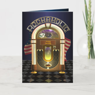 Carte de voeux personnalisable de Rockaholic de