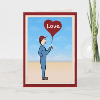 Carte de vœux personnalisable Love Delivery