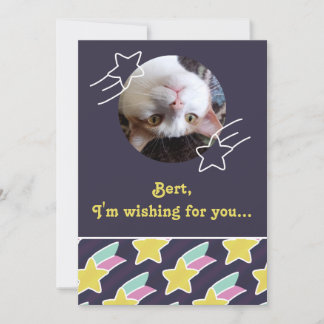 Carte de vœux personnalisable pour anniversaire av