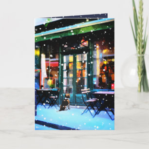 Carte de vœux personnalisable pour les vacances av