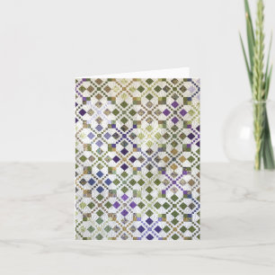 Carte de vœux personnalisée Amarna Scrappy Quilt
