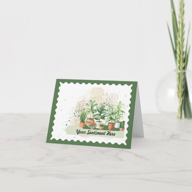 Carte de voeux personnalisée - Carte de voeux vier (Devant)