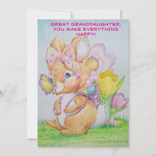 Carte de voeux personnalisée de la grande grand-fi (Devant)