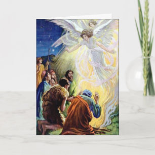 Carte de voeux personnalisée de prière des anges