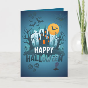 Carte de vœux personnalisée pour Halloween