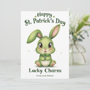 Carte de vœux personnalisée pour la Saint-Patrick