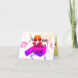 Carte de vœux personnalisée pour le Nouvel An